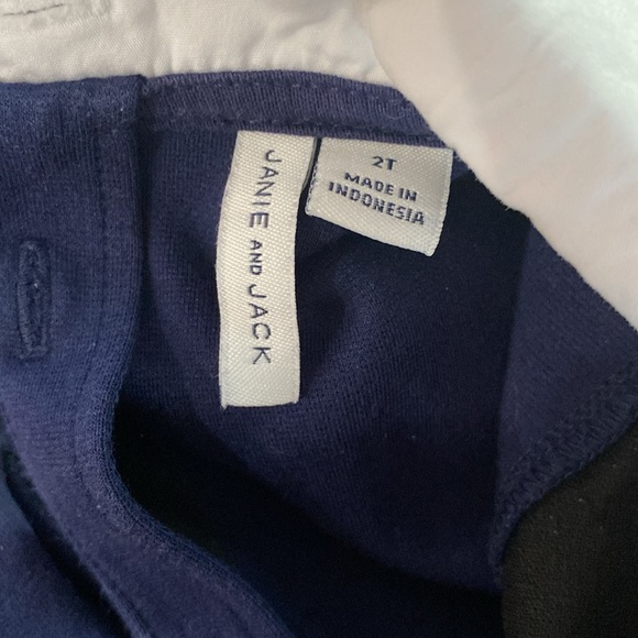 Janie and Jack 
Button Collared Ponte Dress 2t - Picture 3 of 3